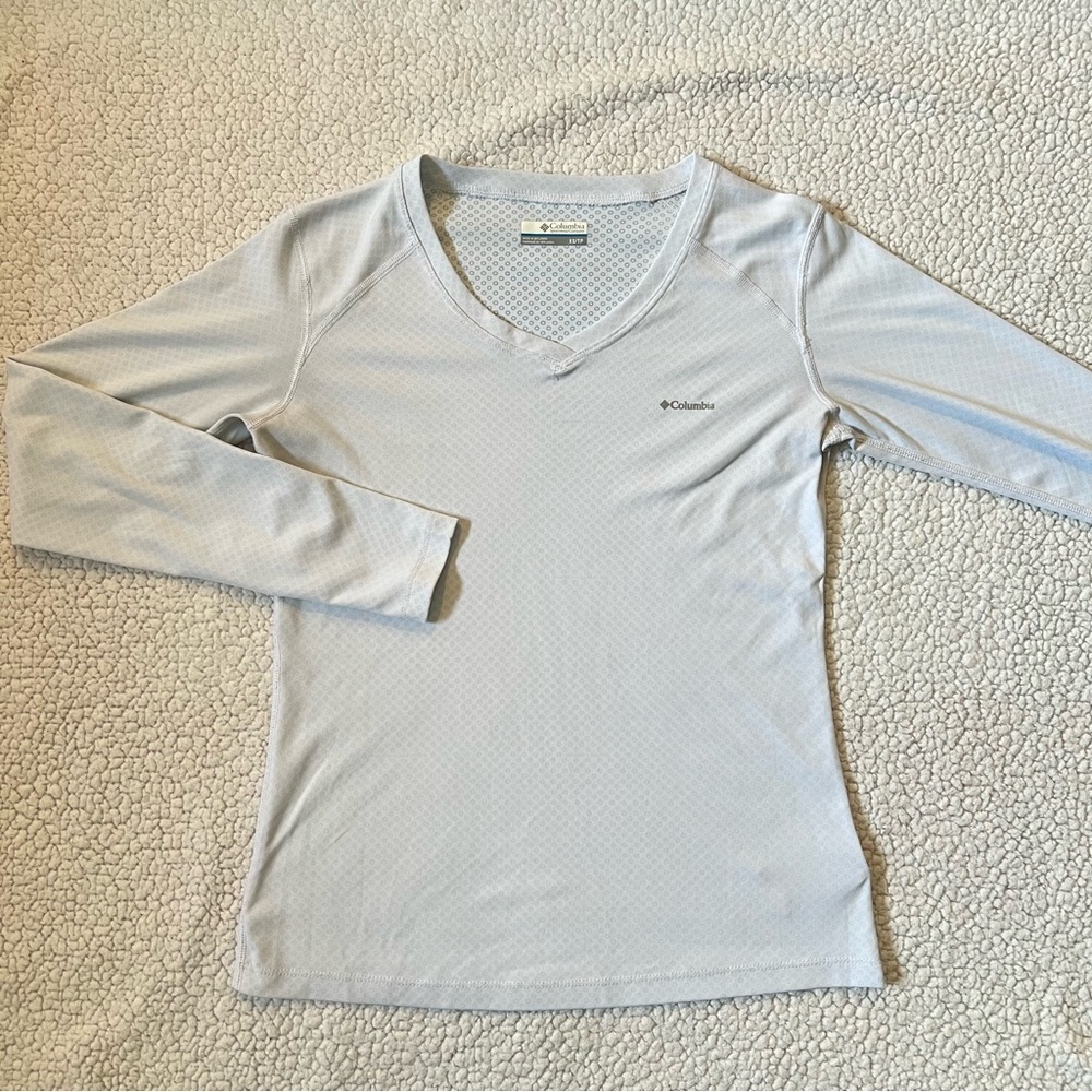 Columbia white long  Sleeve Dryfit